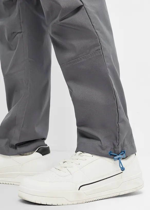 Relaxed fit-pull on-cargobukse, Straight, bonprix