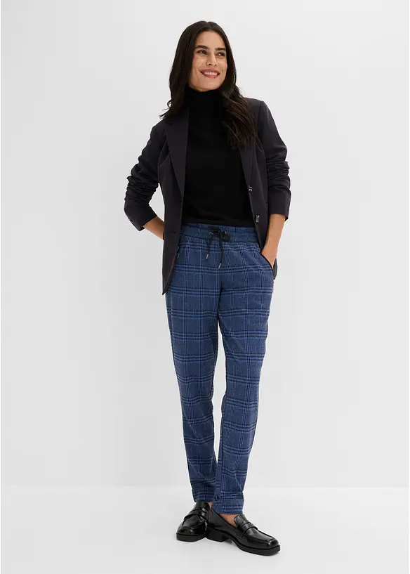 Jacquardvevd pull on-bukse, bonprix