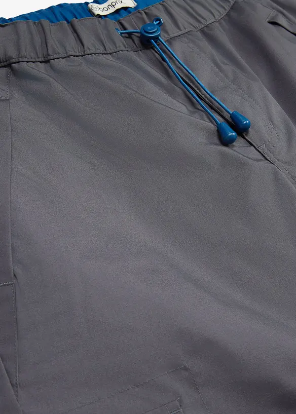 Relaxed fit-pull on-cargobukse, Straight, bonprix
