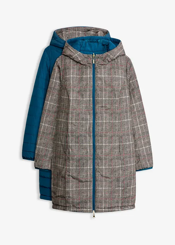 Pen vattert, vendbar k&aring;pe, bonprix