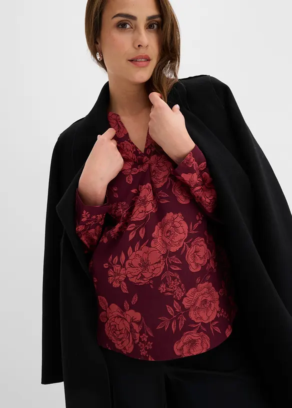 Bluse i lett krepp, bonprix