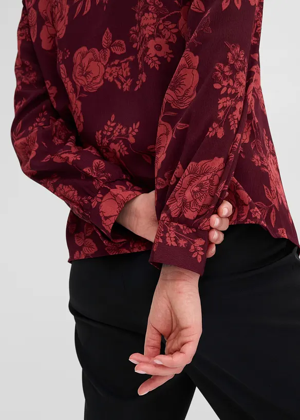 Bluse i lett krepp, bonprix