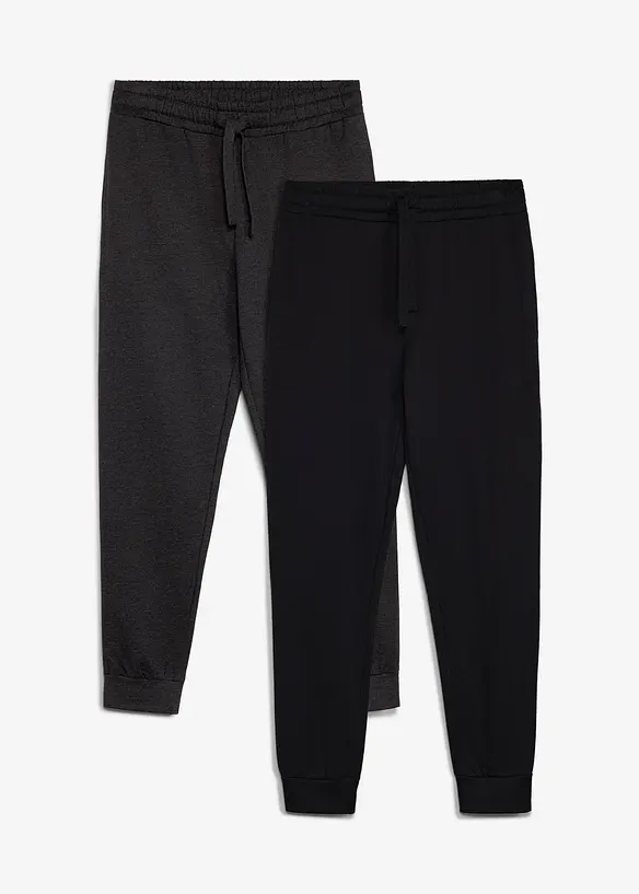 Joggebukse (2-pack), bonprix
