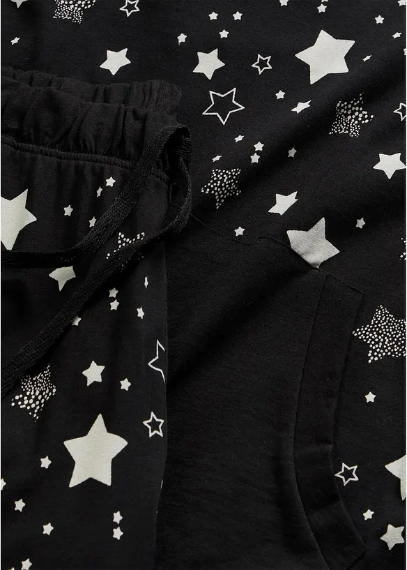 Pyjamas med &oslash;kologisk bomull, bonprix