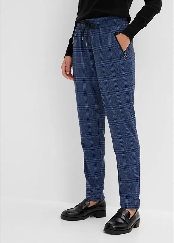 Jacquardvevd pull on-bukse, bonprix