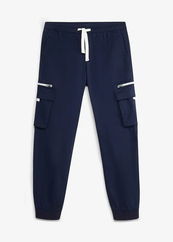 Pull on-bukse med stretch, regular fit, bonprix