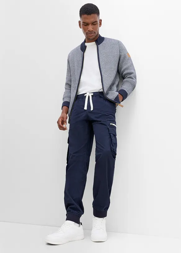 Pull on-bukse med stretch, regular fit, bonprix