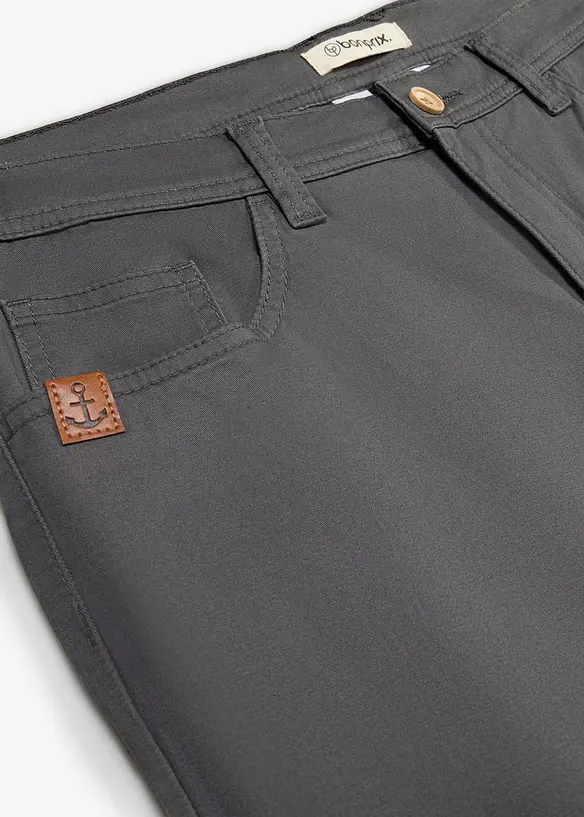 Regular fit-bukse med stretch, Straight, bonprix