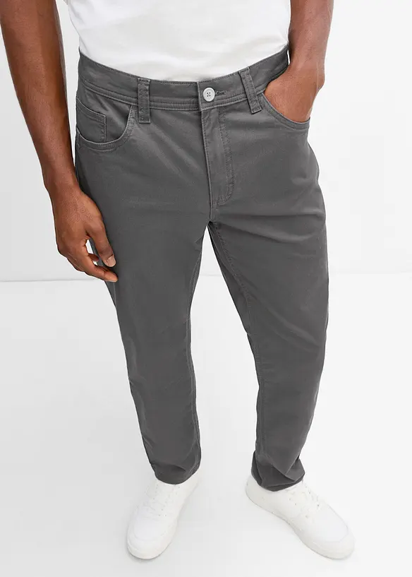 Regular fit-bukse med stretch, Straight, bonprix