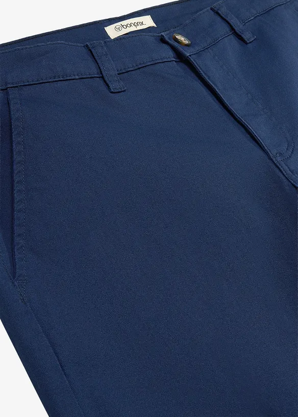 Relaxed fit chinos med stretch, straight, bonprix