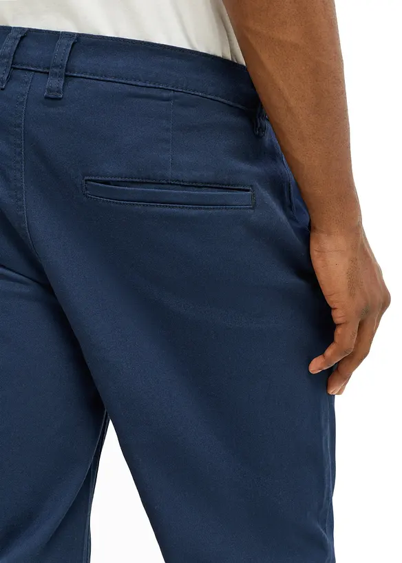 Relaxed fit chinos med stretch, straight, bonprix