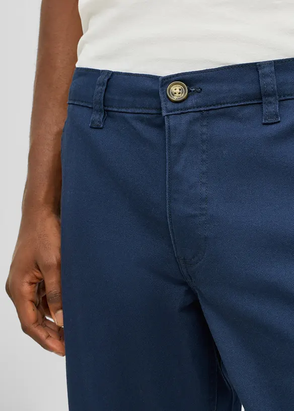 Relaxed fit chinos med stretch, straight, bonprix