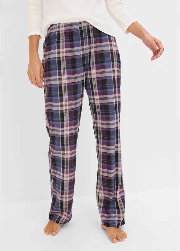 Pyjamasbukse i 100% bomull (3-pack), bonprix