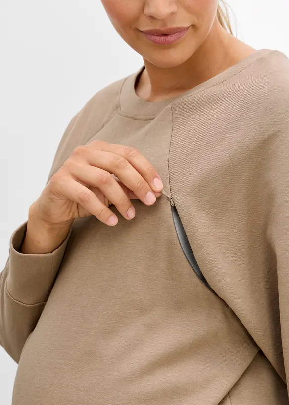 2i1-mama sweatshirt i &oslash;kologisk bomull, bonprix