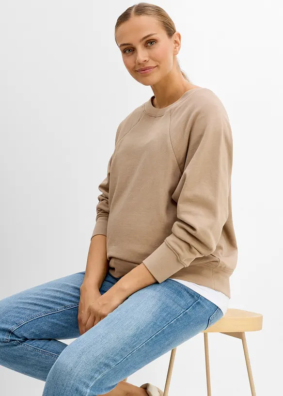 2i1-mama sweatshirt i &oslash;kologisk bomull, bonprix