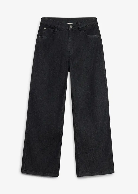 Wide Leg-jeans Mid Waist, bonprix