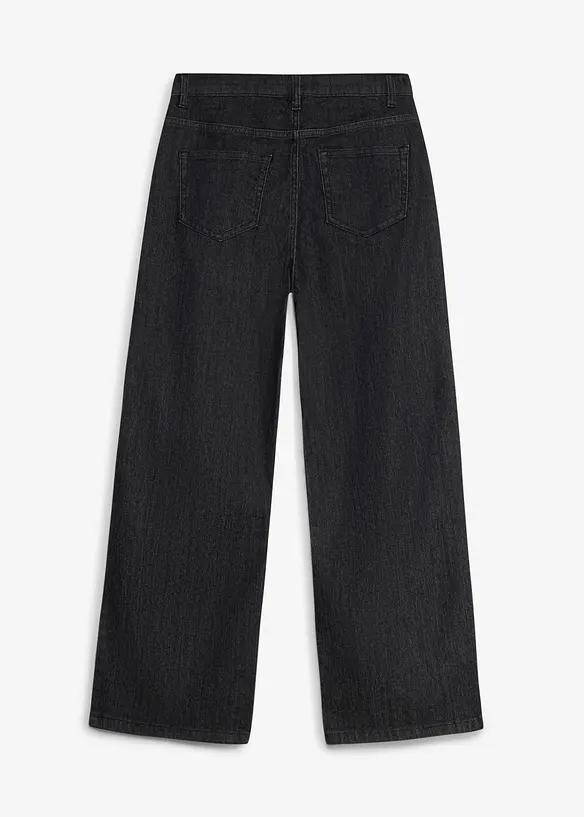 Wide Leg-jeans Mid Waist, bonprix