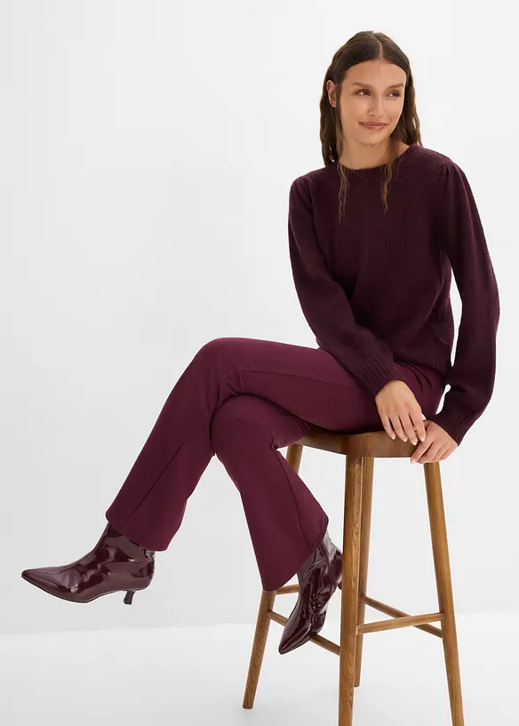 Leggings i behagelig Punto di Roma-jersey, bonprix