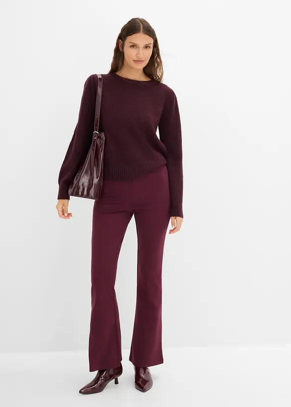 Leggings i behagelig Punto di Roma-jersey, bonprix