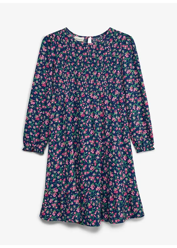 Crinkle jerseykjole, bonprix