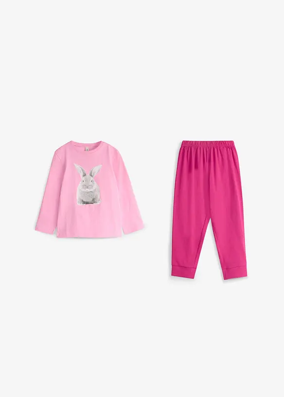 Pyjamas i 100% &oslash;kologisk bomull, bonprix