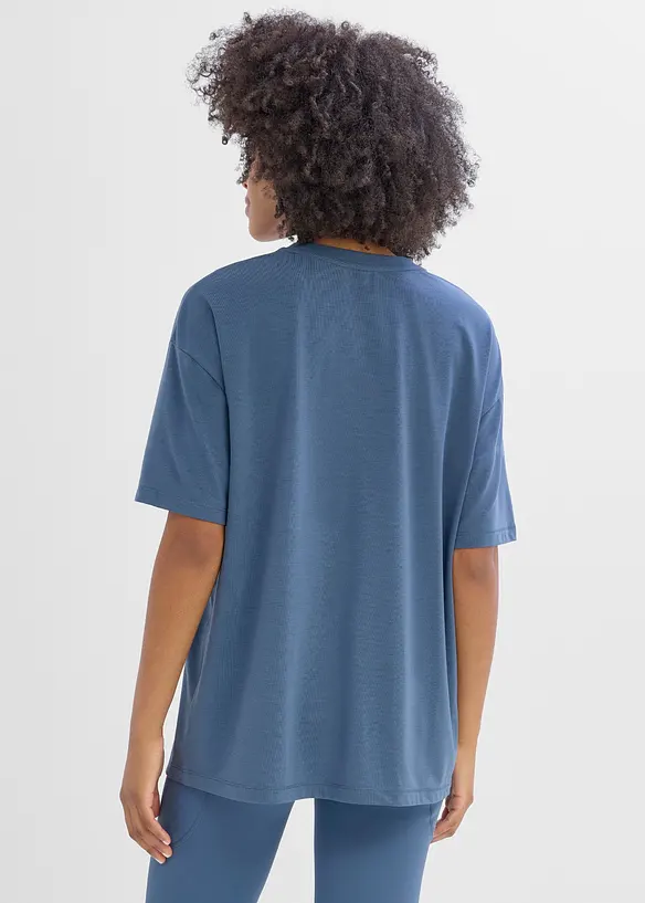 Oversized treningstopp med bomull, hurtigt&oslash;rkende, bonprix