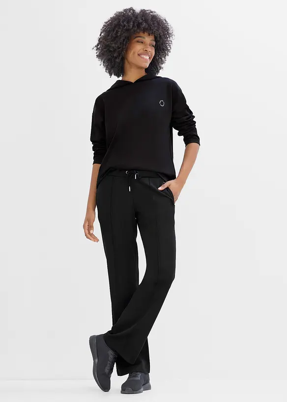Oversized trenings-hoodie, hurtigt&oslash;rkende, bonprix