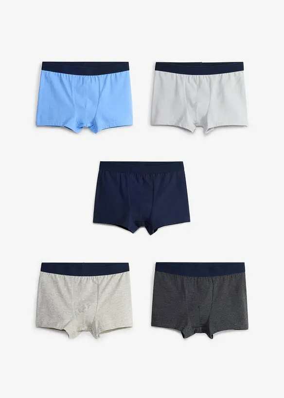 Bokserbriefs med myk, &oslash;kologisk bomull (5-pack), bonprix