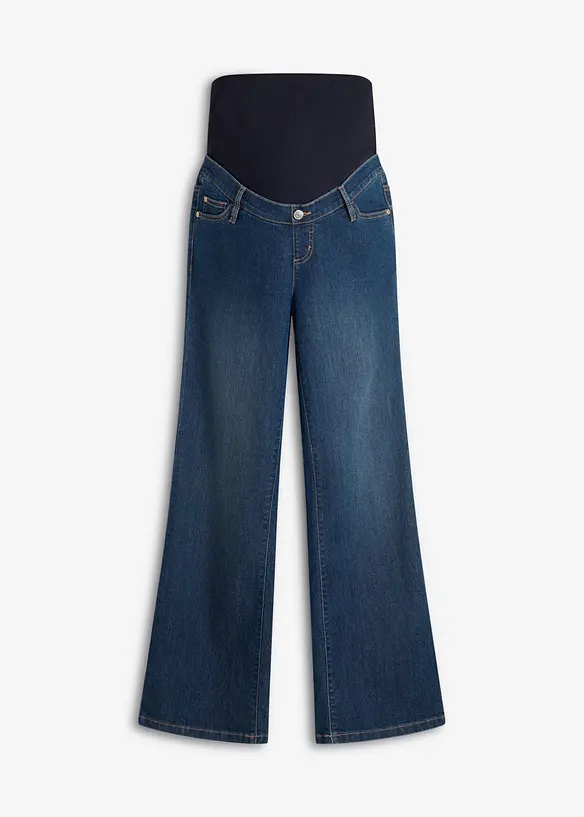Mama jeans med &oslash;kologisk bomull, loose fit, bonprix