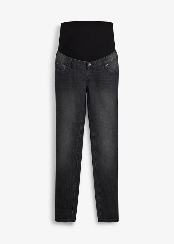 Elastiske mama jeans med &oslash;kologisk bomull, skinny, bonprix