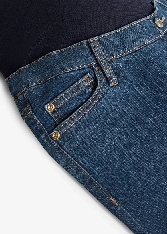 Mama jeans med &oslash;kologisk bomull, loose fit, bonprix