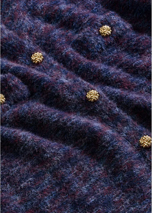Cardigan med effektgarn, bonprix