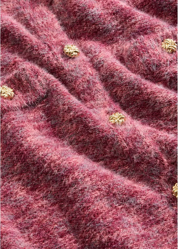 Cardigan med effektgarn, bonprix