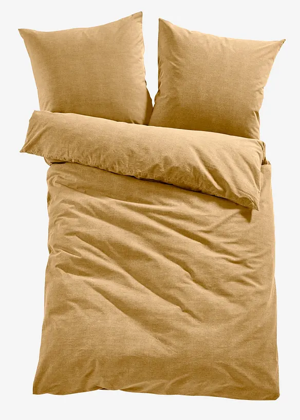 Flanellsengesett i linstil, bonprix