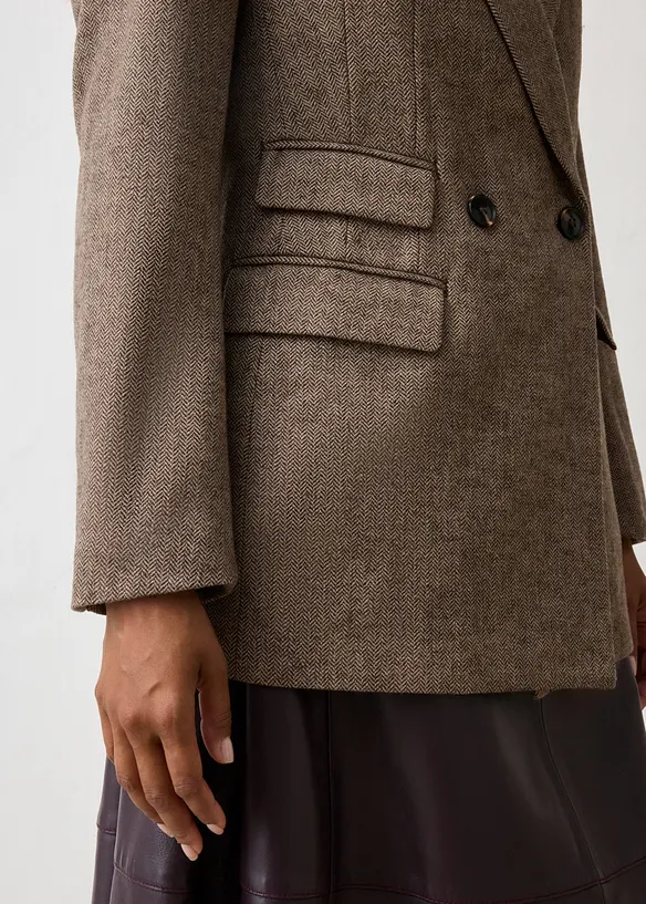 Blazer med myk ull, bonprix