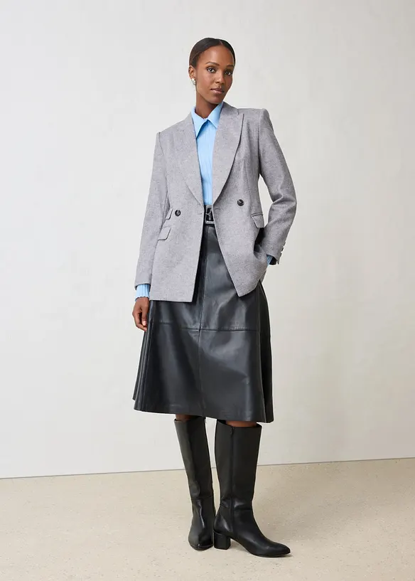 Blazer med myk ull, bonprix
