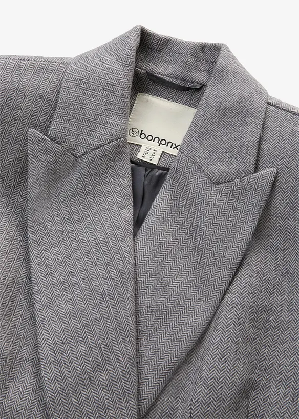 Blazer med myk ull, bonprix