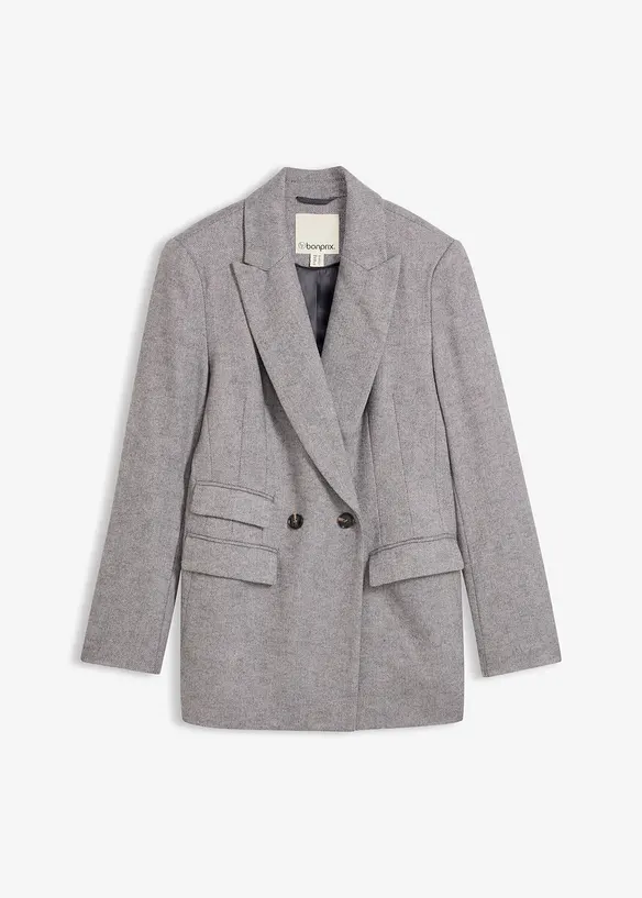 Blazer med myk ull, bonprix