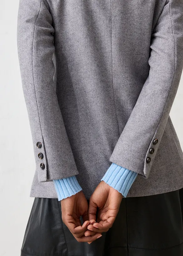 Blazer med myk ull, bonprix