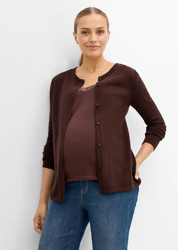 Mama cardigan med ammefunksjon, bonprix
