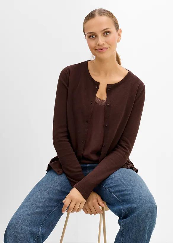 Mama cardigan med ammefunksjon, bonprix
