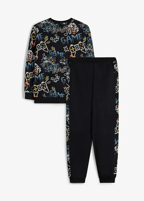 Joggedress i myk, &oslash;kologisk bomull, bonprix