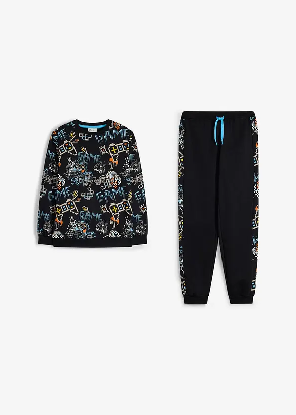 Joggedress i myk, &oslash;kologisk bomull, bonprix