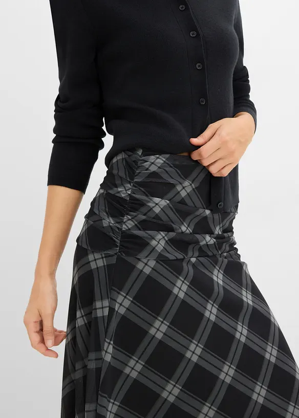 Jerseyskj&oslash;rt i tynn mesh, bonprix