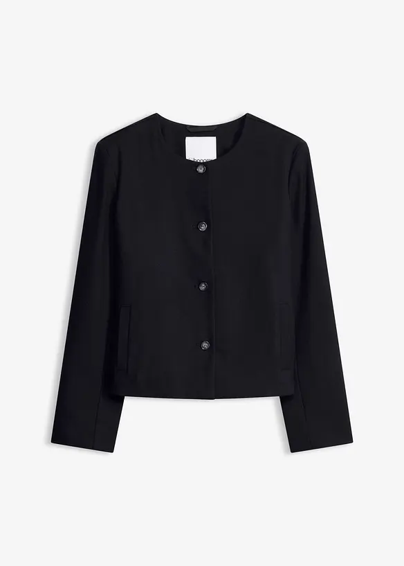 Kort blazer uten krage, bonprix