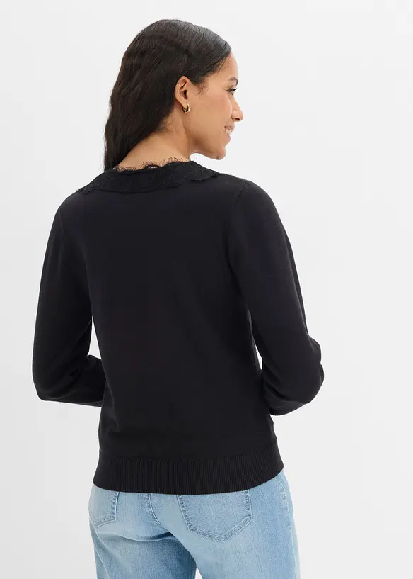 Cardigan i myk viskosemiks, bonprix