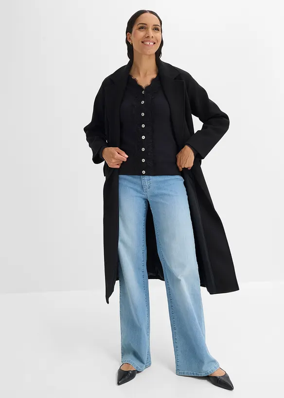 Cardigan i myk viskosemiks, bonprix