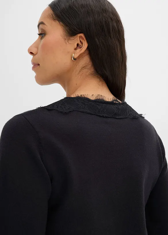 Cardigan i myk viskosemiks, bonprix