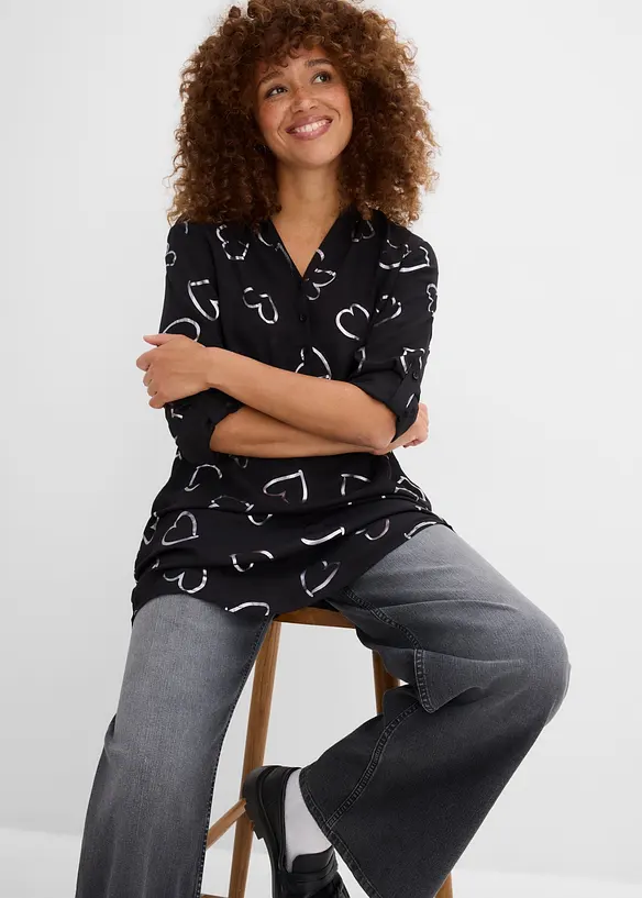 Lang bluse, bonprix