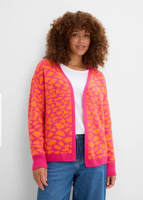 Grovstrikket cardigan, bonprix